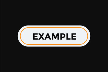 Example button web banner templates. Vector Illustration