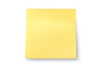 blank yellow sticky notes on white background. Mockup sticky Note Paper. Use post it notes to share idea on sticky note. sheets for notes.