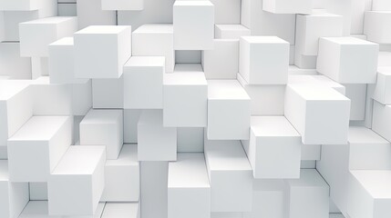 Dynamic Box Arrangement: Shifted Cube Background