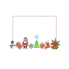 Christmass celebrate symbol. Christmass symbol frame. Christmass symbol for background.