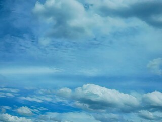 blue sky with clouds