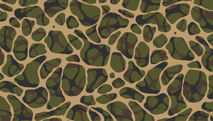 Seamless Vector Camo camouflage repeating Pattern Texture