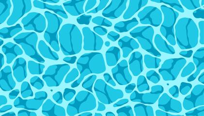 Seamless Vector Water repeating Pattern Texture