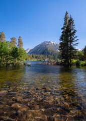 Sherwin Lakes in the Sierra Nevada Mountains above Mammoth Lakes, California