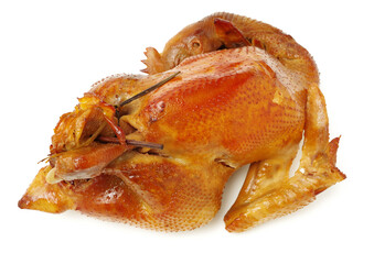 Roast Chicken on white background