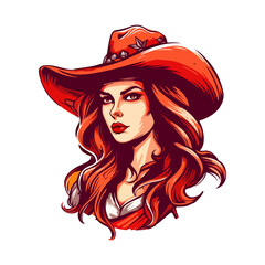 cowgirl sheriff with cowboy hat