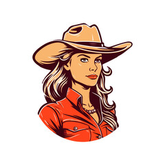 girl in a cowboy hat