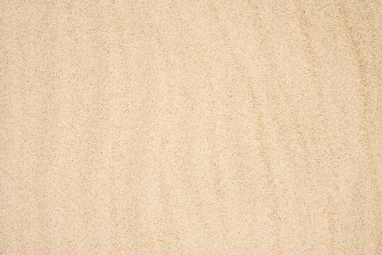 Fine Golden Sand On The Polish Baltic Sea. Background.
