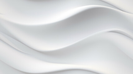 Obraz na płótnie Canvas Elegant 3D Waves in Light and Shadow