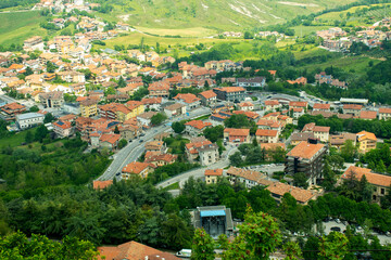 Aerial view of the San Marino Landscape