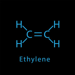 structure formula chemical flat style illustration
