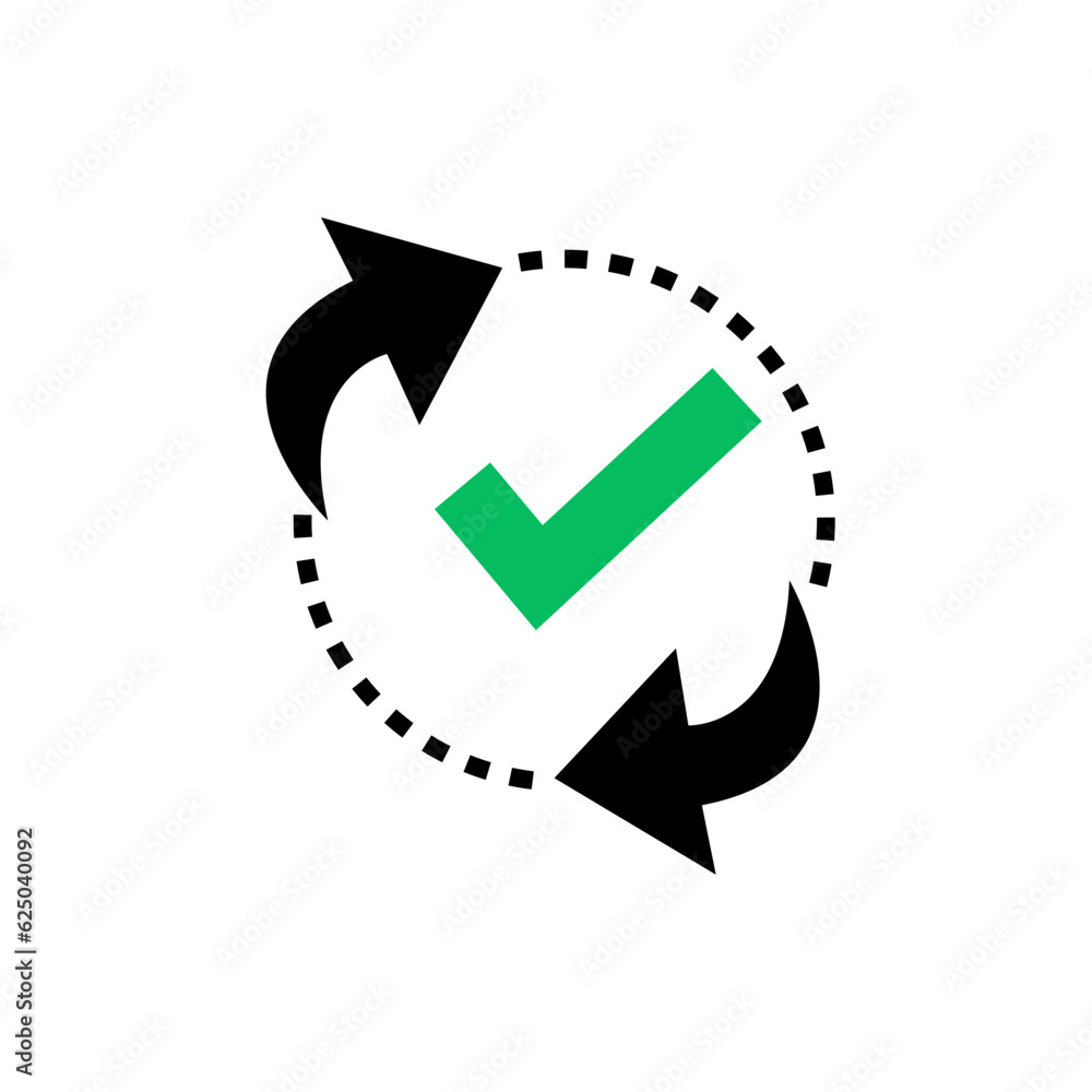 Poster simple cash flow icon or easy transfer. concept of mobile app or right and left directions. replacea