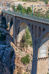 Obraz premium Varda train bridge located within the provincial borders of adana