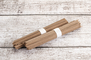 Asian aw soba bukwheat noodle