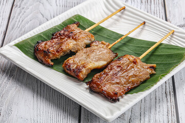 Thai cuisine - grilled pork skewer