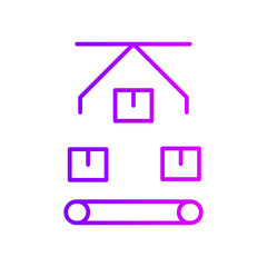 conveyor gradient icon