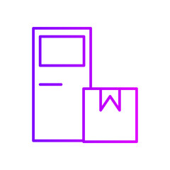 door delivery gradient icon