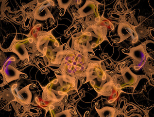 Imaginatory fractal abstract background Image