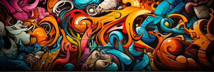 graffiti wall abstract background, idea for artistic pop art background backdrop
