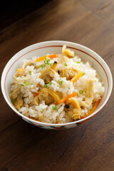あさりの炊き込みご飯