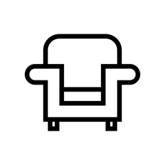 armchair line icon