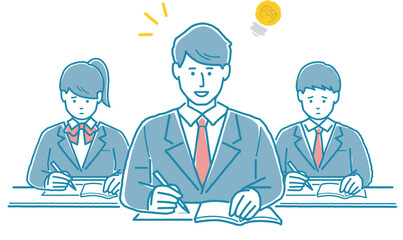 授業がよく理解できる男子学生