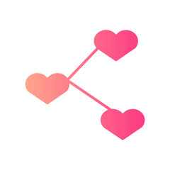 romantic gradient icon