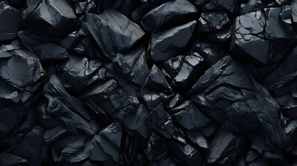 Black rock texture background . charcoal texture background.