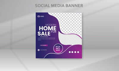 Real Estate or Property Sale Social Media Post