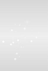 Gray Snowfall Vector Grey Background. Sky Snow