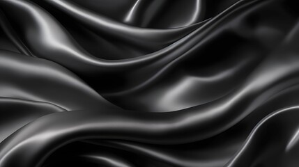 Obraz premium Elegant black silk texture background 