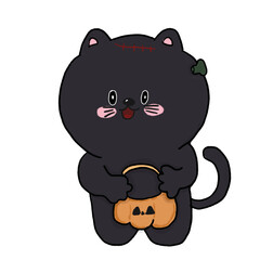 HALLOWEEN Back CAT 