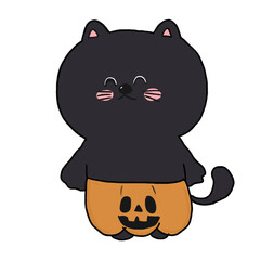 HALLOWEEN Back CAT 