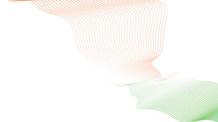 orange white green tech wavy lines abstract gradient background 