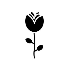 rose glyph icon