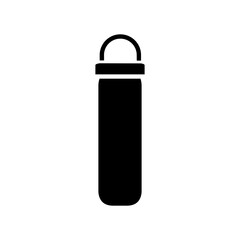 Flask vector icon. Thermos illustration sign. Bottle symbol or logo.