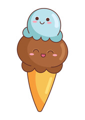 Ice Сream Sticker Bookmark