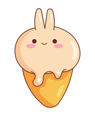 Ice Сream Sticker Bookmark