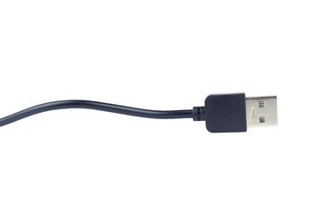 charging cable, USB cable, isolated from the background