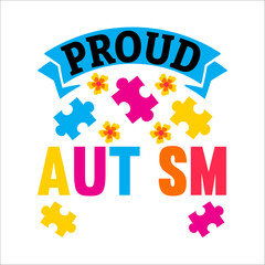 
Autism Day t-shirt EPS file