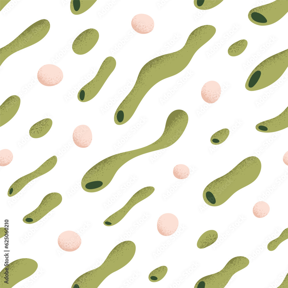 Aufkleber abstract seamless pattern design. endless background, fluid shapes, liquid elements print. repeating