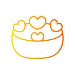bowl gradient icon