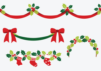 Christmas decoration bunting - 625061405