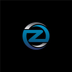 Z Letter Initial Logo Design Template Vector Illustration