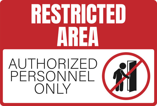 Printable Label Sticker Of Do Not Enter Sign, No Trespassing, Prohibit People From Passing Warning Sign, Icon, Symbol With Pictogram Man Open Door In Red Circle Crossed Out