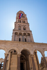 Fototapeta premium Split Croatia. 06-07-2023. View of the Split Cathedral in Croatia.