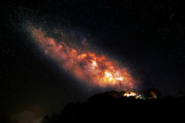 The Milky Way over the California Coast