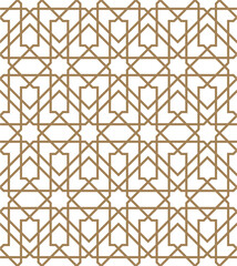 A seamless Arabic geometric pattern

