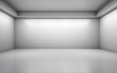 Abstract smooth empty grey studio well use as background