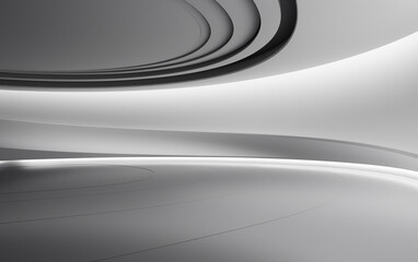 Abstract smooth empty grey studio well use as background